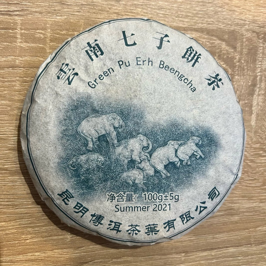 Pu-Erh Green Elephant Beeng Cha