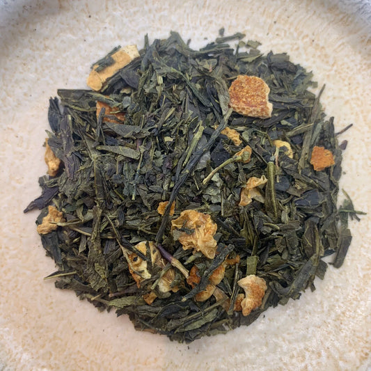 Sencha Orange - koffein mentes
